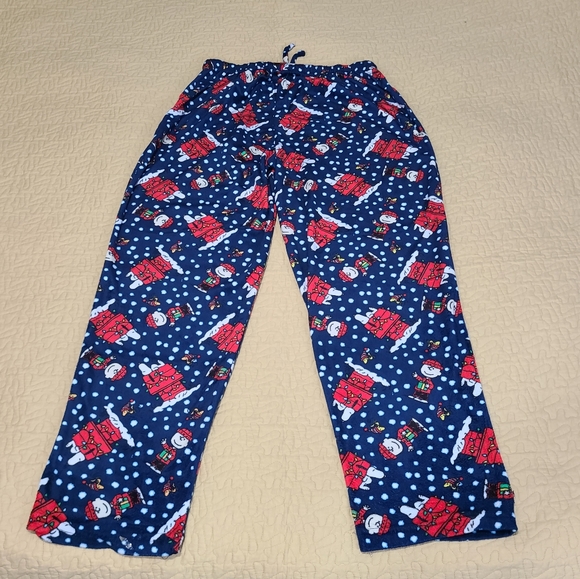 Peanuts Charlie Brown Christmas pajamas pants size L - Picture 5 of 5